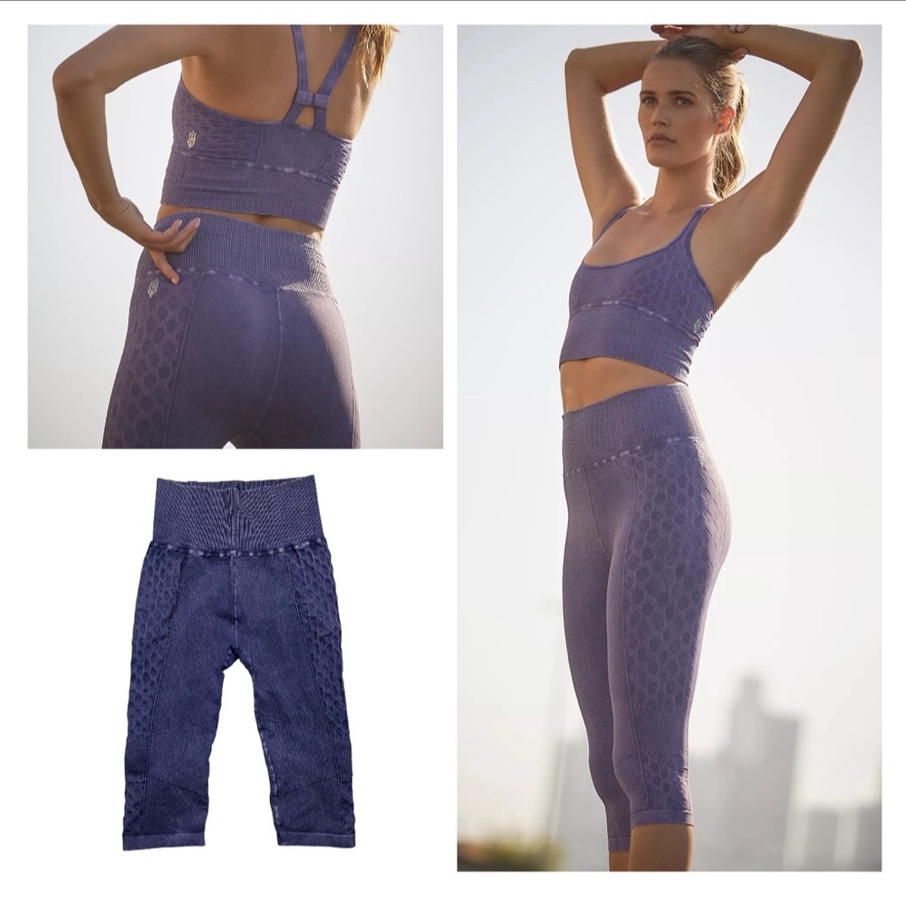 NWOT Free People Super Human Crop Legging - M/L